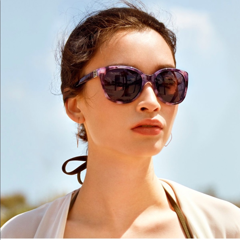Foster Grant  Purple & Pink Patterned Sunglasses